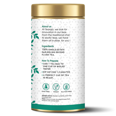 Tea Raja - Darjeeling Second Flush Tea 30 Tea Bags